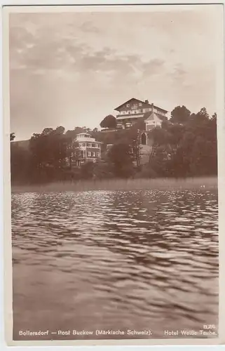 (59593) Foto AK Bollersdorf b. Bad Buckow, Hotel Weiße Taube, 1930