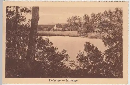 (57556) AK Tiefensee, Mittelsee, vor 1945