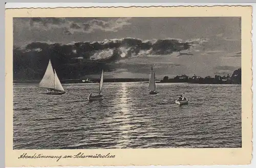 (51845) AK Scharmützelsee, Abendstimmung, 1939