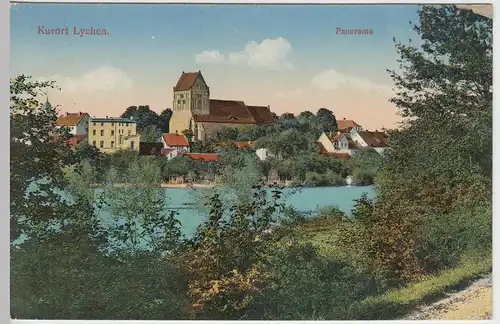 (45547) AK Lychen, Panorama, vor 1945