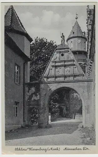 (44139) AK Schloss Wiesenburg (BRB), Männeken Tor