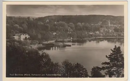 (43228) Foto AK Bad Buckow, am Schermützelsee 1920/30er