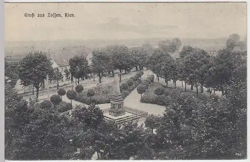 (37707) AK Gruß aus Zossen, Kietz, 1908 (gel. 1910)