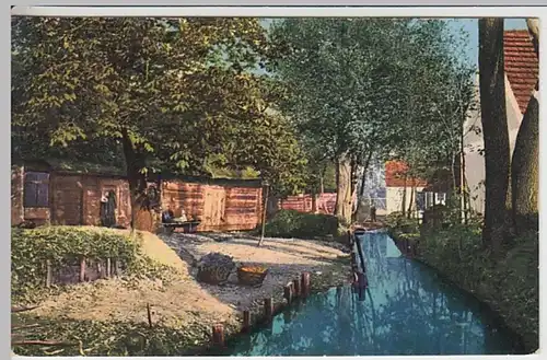 (23306) AK Lehde, Spreewald, Gehöft 1928