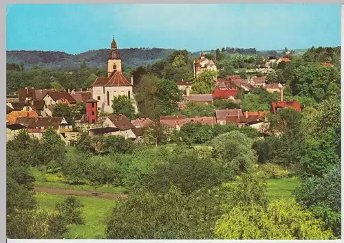 (111596) AK Buckow, Märkische Schweiz, Panorama DDR 1977