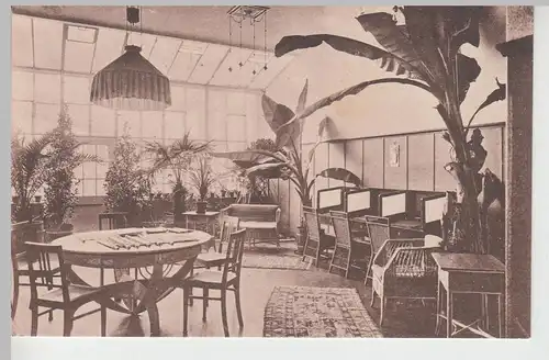 (106929) AK Woltersdorf bei Berlin, Jugendbund Erholungsheim, Wintergarten, vor