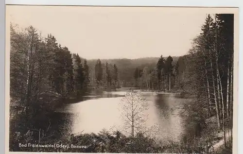 (103141) Foto AK Bad Freienwalde (Oder), Baasee, 1929