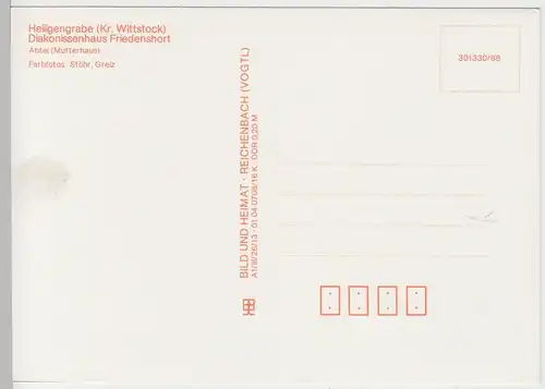 (102676) AK Heiligengrabe, Mehrbildkarte, Diakonissenhaus Friedenshort, 1988