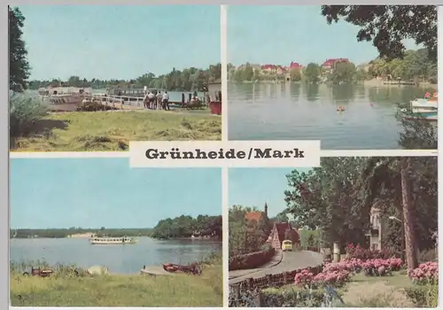 (102473) AK Grünheide / Mark, Mehrbildkarte 1969