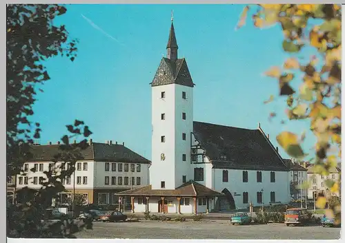 (102319) AK Fürstenwalde / Spree, Rathaus 1988