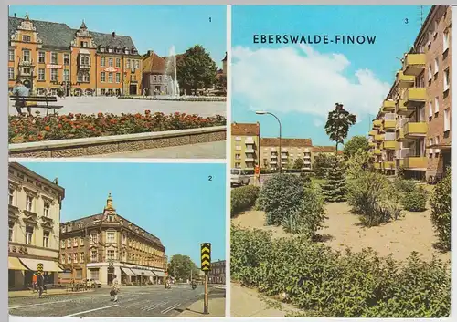 (102309) AK Eberswalde-Finow, Mehrbildkarte 1974