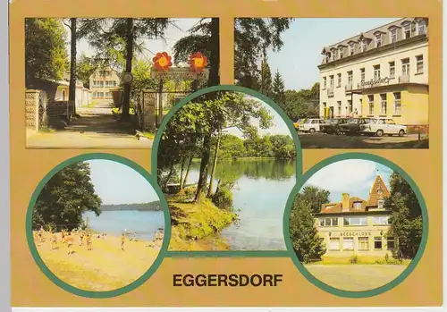 (102306) AK Eggersdorf (Müncheberg), Mehrbildkarte 1989