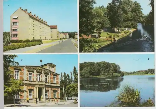 (102232) AK Erkner, Mehrbildkarte 1973