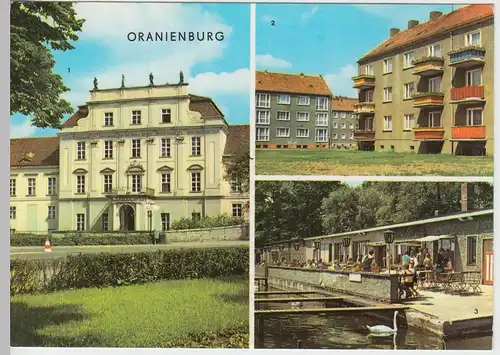 (102225) AK Oranienburg, Mehrbildkarte 1972