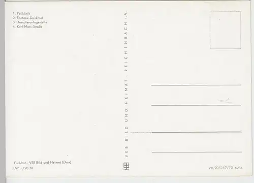 (102157) AK Neuruppin, Mehrbildkarte 1970