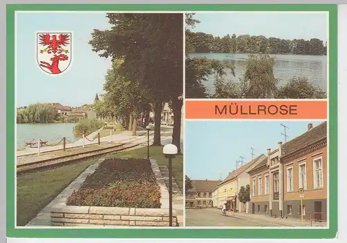 (102020) AK Müllrose, Mehrbildkarte 1988
