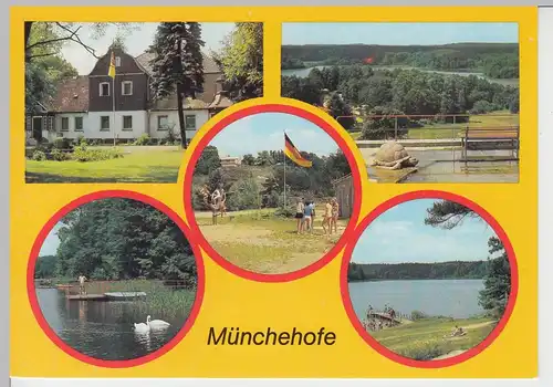 (102018) AK Münchehofe (Hermersdorf), Mehrbildkarte 1988