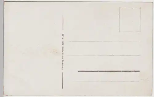 (97271) AK Bonn, Rheinbrücke und Rheinanlagen, vor 1945