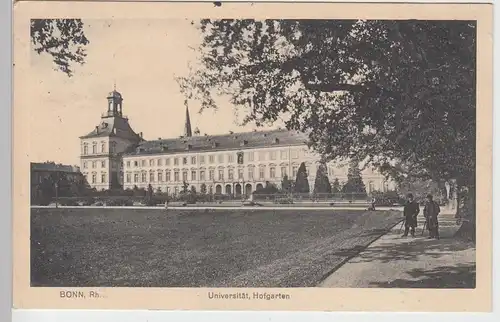 (87983) AK Bonn, Hofgarten d. Universität, 1915