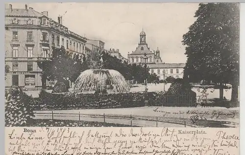 (81667) AK Bonn, Kaiserplatz, 1903