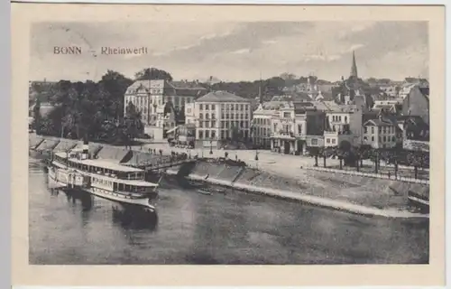 (7456) AK Bonn, Rheinwerft 1911