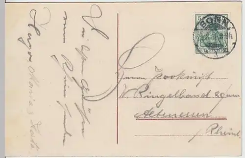 (7456) AK Bonn, Rheinwerft 1911