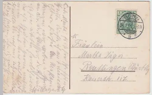 (48858) AK Bonn, Totalansicht, 1911