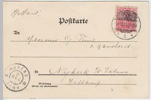 (39469) AK Gruss aus Bonn, Beethoven-Denkmal 1901