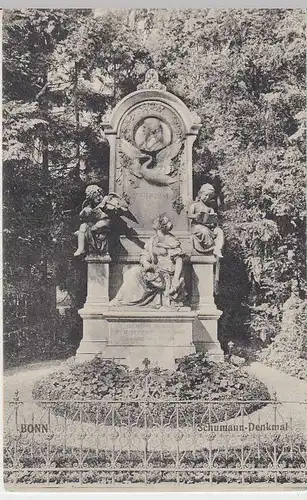 (32412) AK Bonn, Schumann-Denkmal, vor 1945