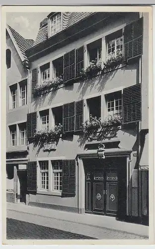 (109309) AK Bonn, Rhein, Beethovenhaus, Bonngasse 1936