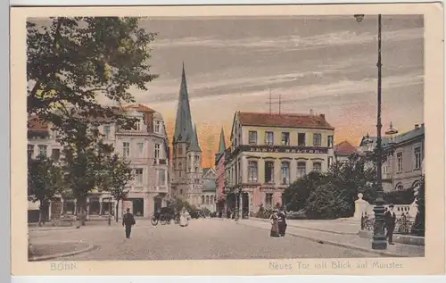 (100388) AK Bonn, Neues Tor, Münster 1923