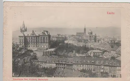 (78006) AK Teplitz (Teplice), Teilansicht, 1918