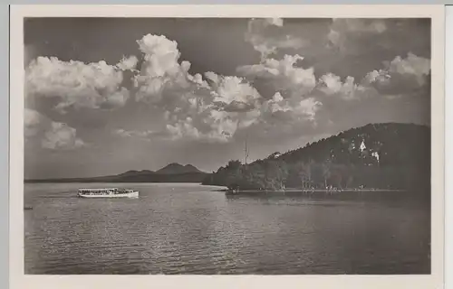 (74294) Foto AK Thammühl am See (Staré Splavy) b. Hirschberg (Doksy) 1941