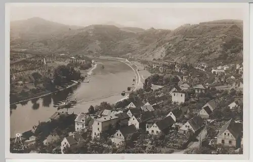 (74291) Foto AK Salesel an der Elbe, Dolní Zálezly, Gesamtansicht vor 1945