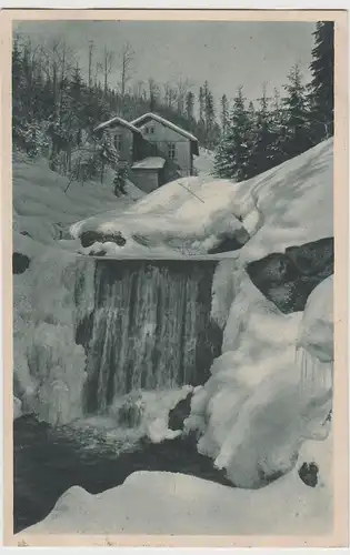 (72976) AK Riesengeb., Leierbauden, Jeleni Boudi, Weißwassergrund 1922