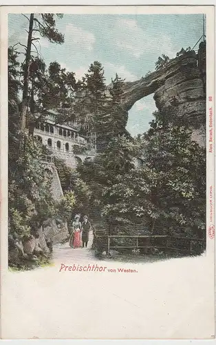 (72975) AK Prebischtor, Pravcická brána, bis um 1905