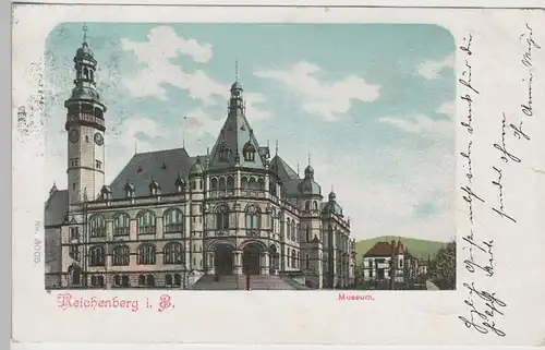 (71309) AK Reichenberg (Liberec), Museum 1903