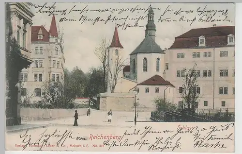 (71308) AK Reichenberg (Liberec), Schloss 1904