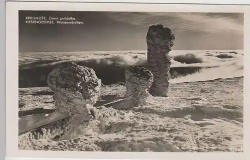 (71288) Foto AK Riesengebirge, Wintermärchen, 1939