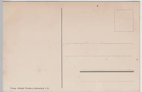 (70744) AK Breitenbach (Potucky), Dreckschänke mit Tennisplatz vor 1920