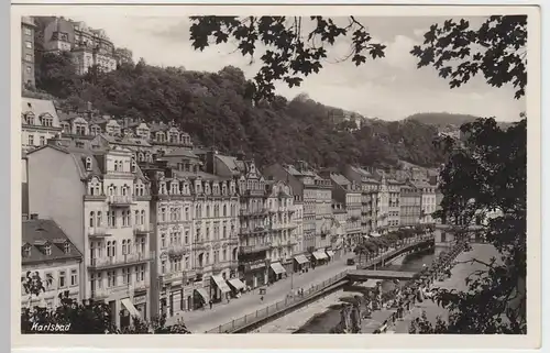 (49346) Foto AK Karlsbad (Karlovy Vary), Totale, vor 1945