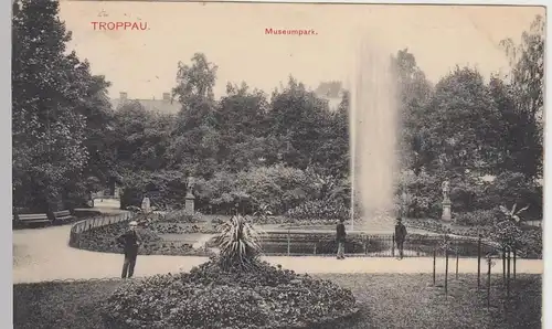 (46109) AK Troppau (Opava), Museumspark, 1911