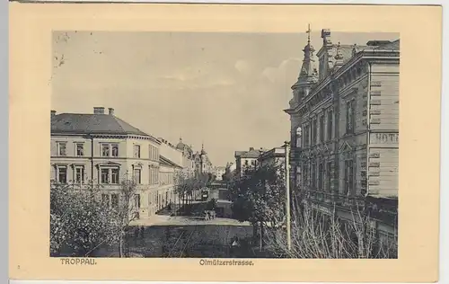 (46106) AK Troppau (Opava), Olmützerstraße, 1911