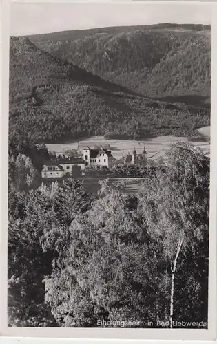 (39809) Foto AK Bad Liebwerda, Lázne Libverda, Erholungsheim 1940