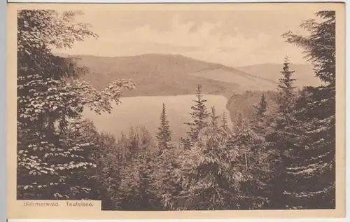 (3973) AK Teufelssee, Certovo jezero, Böhmerwald 1912