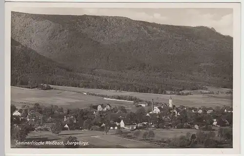 (39653) Foto AK Weißbach, Bílý Potok pod Smrkem 1944