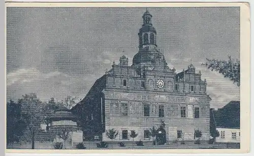 (39394) AK Mies, Stríbro, Rathaus vor 1945