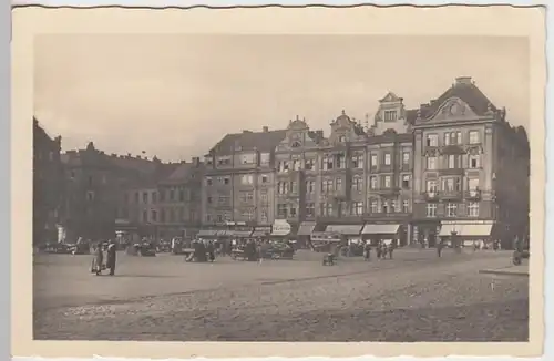 (30389) Foto AK Pilsen, Plzen, Hauptmarkt, vor 1945