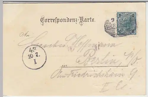 (30236) AK Gruss aus Eger, 1902