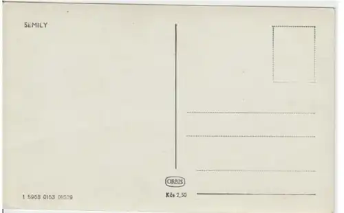 (2985) Foto AK Semil, Semily, Böhmen, Panorama